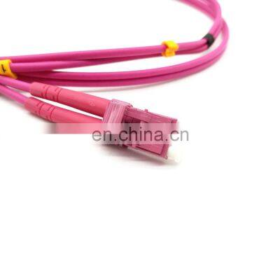 LC Duplex Multi Mode OM4 Optical Fiber Patch Cord Fiber Jumper lc Duplex Optical Patch Cord Om4 Patch Cord lc