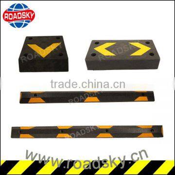 High Strength Rubber Wheel Stopper For Parking