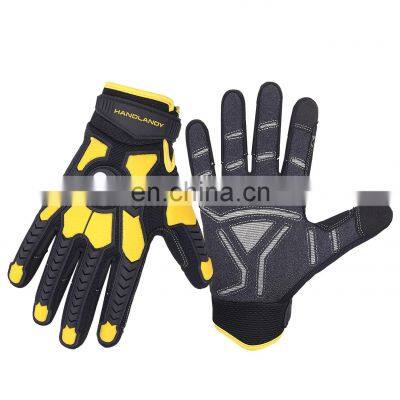 Handlandy Mechanic Working Protective oilfield Level 6 Cut Resistant hand High Impact Mining oil and gas gloves