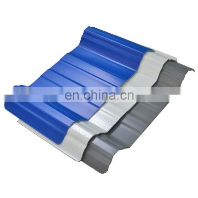 Colonial Roofing Tiles Apvc 4 layers Corrugated Plastic Trapezium PVC Roof Sheets