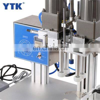 Small Desktop Semi-automatic Electric Twist Off Plastic Glass Jar Duckbill Spray Bottle Capping Machine For Disinfectant Bottle photo-5