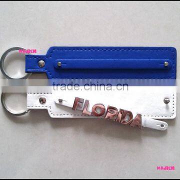 personalized custom leather car key fob