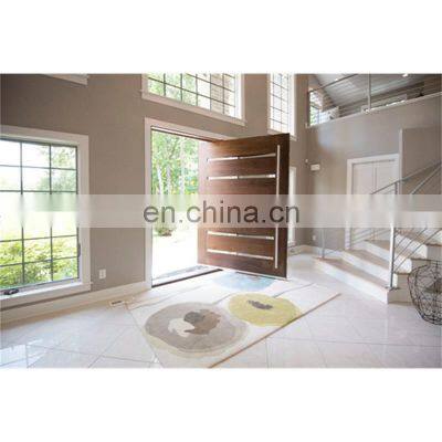 Exterior solid wood door modern entry pivot house doors at good price