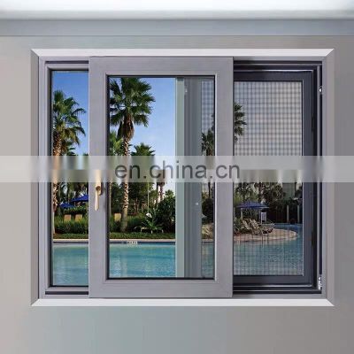 Factory outlet double glazed windows aluminium sliding window