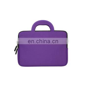 Custom Purple Square Neoprene Laptop Bag for Women