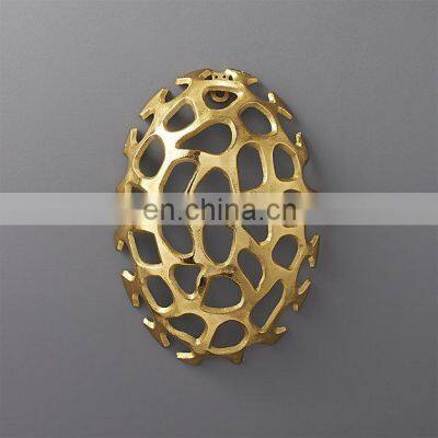 gold plated tortoise back design wall art