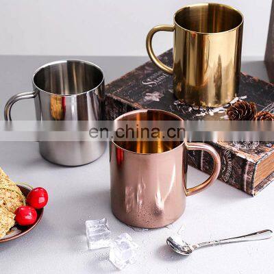 Perfect Personalized Russian Metal Christmas Double Wall Stainless Steel Beer Mug