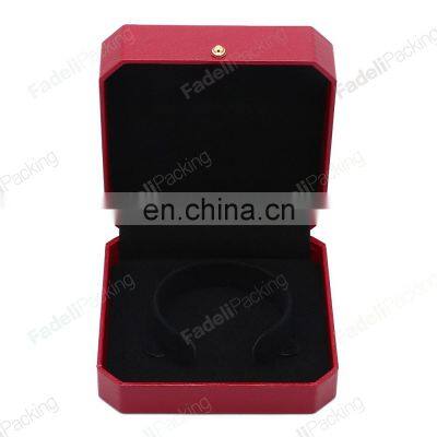 Wholesale Custom Logo Packing Boxes With Black Velvet for Bracelet and Bangle Jewelry Box