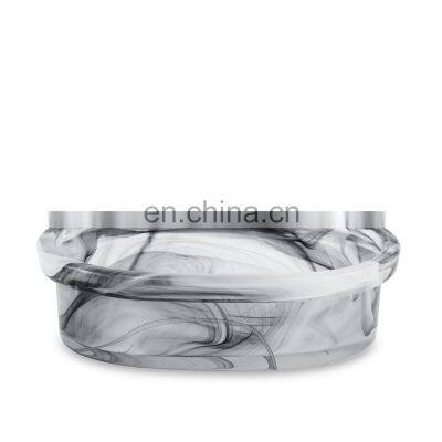 New Style Modern Bathroom Accessories Set Glass for Hotel Soap Dispenser Glass photo-2