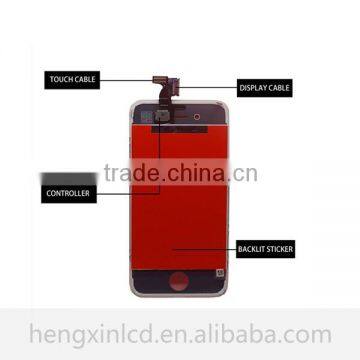 whole sale price white for iphone4 lcd display set accessoires