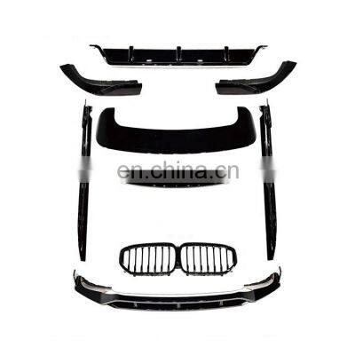 Runde Perfect Fitment For BMW X5 G05 2018+ Upgrade X5M Body Kit Black Warrior Front Rear Lip  Spoiler Grille Side Skirt