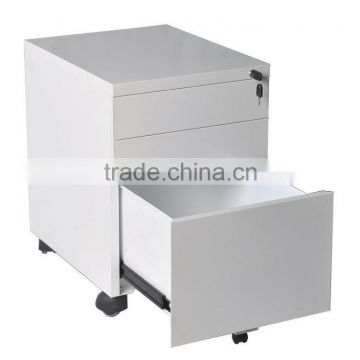 (DL-M1 ) White Wholesaler 3 Drawer Dental Steel Mobile Cabinet with Castors/Under Desk Small Drawer Metal Cabinet