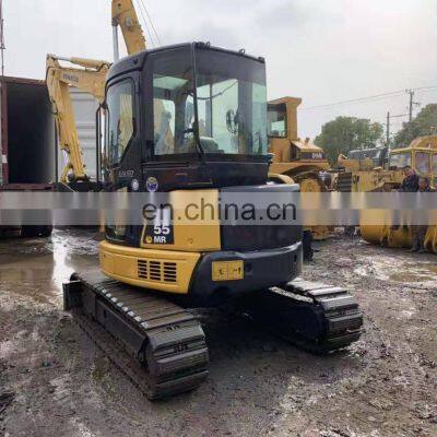 Komatsu machinery mini excavator pc55 in stock