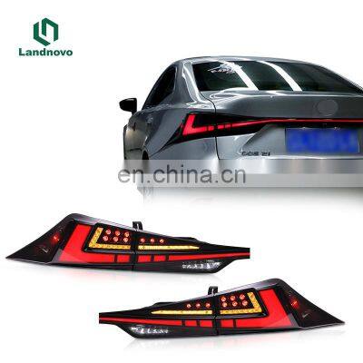 Landnovo body parts car assembly taillight led lamp replacement For Lexus IS 2013-2018 LED taillight