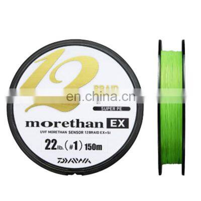 DAIWA MORETHAN X12 PE line Fishing Line  Multifilament Saltwater PE Line with 13-31LB