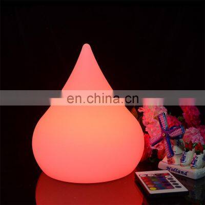 bed side modern table lamp 16 color changing battery led lamp rechargeable outdoor table lights