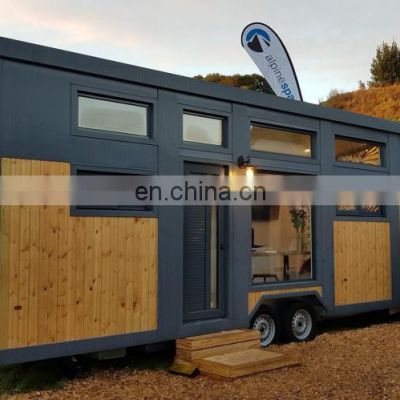 Small Movable Mobile Portable Modular Homes Field Site Office Trailer Tiny House On Wheels For Sal