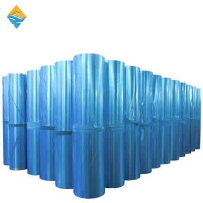 A1050 H14 Aluminum Roll With Blue Pvc Film 0.45mm X 1000mm photo-2