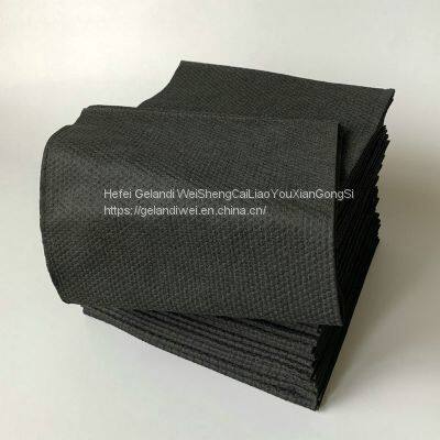 Grande 40*80cm Disposable Black Pearl Pattern Towel Thickened Non-woven Towel Hotel Bathtowels photo-2