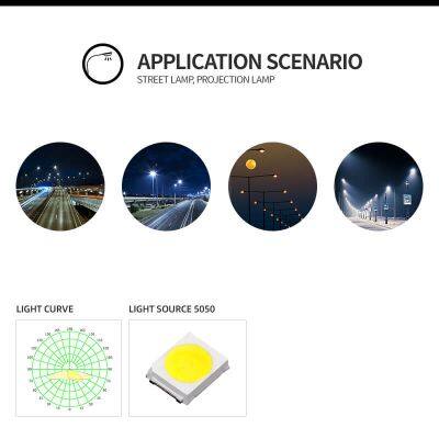 Hongzhu 50X50mm Outdoor Light Lens 5050 PC 4 In 1 Led Outdoor Lighting Street Light Lens photo-4