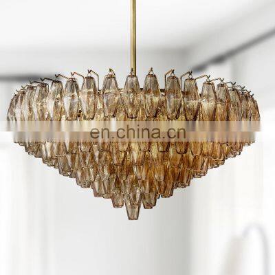 Exquisite Modern Luxury Diamond-Cylindrical Crystal Pendant Chandelier for Living Dining room Kitchen Island Foyer Bedroom