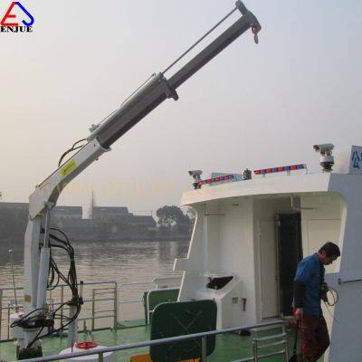 0.35t Electric Hydraulic Telescipic Foldable Marine Crane Lifting Cargo Machine Ship Crane With CCS BV ABS RS Dnv Appoved for Sale photo-4