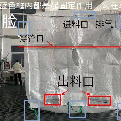 Breathable Super Sack Jumbo Bag New PP Mesh Bulk Bag Firewood Bag FIBC 1000kg Tote Bag 1ton Big Bag for Potato