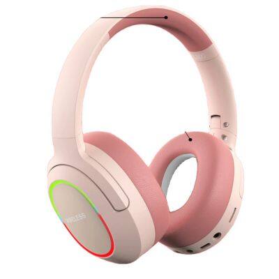 Blue Tooth Surround Sound Common Handsfree Headphone RGB Gaming Headsets Earphones Foldable Headset