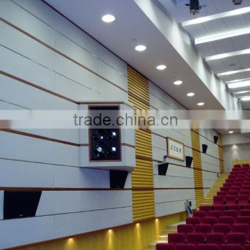 Environmental polyester fiber acoustic panel no dust pollution