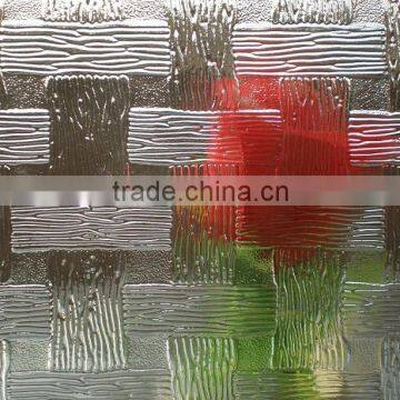 3-8mm Bronze Tinted Pattern Glass