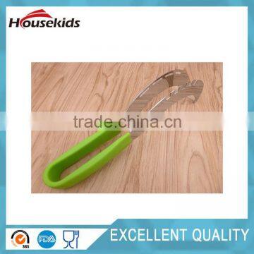 Watermelon Slicer Corer & Server Knife as Seen on TV STAINLESS STEEL GIFT - STRAWBERRY HULLER NOT SHARP KID-FRIENDLY PERFECT photo-3