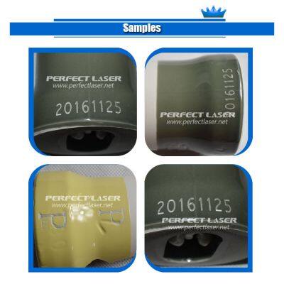 Perfect Laser Popular 30w 50w 100w Enclosed Cover Metal Silver Gold Aliminum Mark Fiber Laser Marking Machine Price
