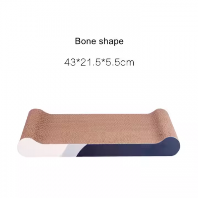 MEOW LOVE Wear-Resistant Cat Paw Grinder Pet Cat Scratcher Corrugated Cardboard Scratch Pad Wood Corrugated Paper Toy Durable Cat Carton photo-5