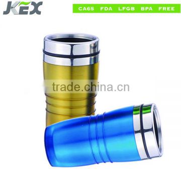 Costume Insulated stainless steel double wall coffee cups