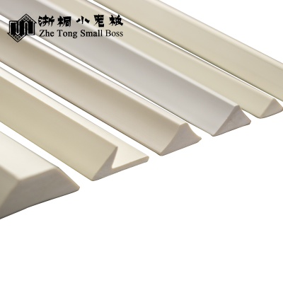 Zhe Tong Small Boss Pvc Foam Triangle Joint False Formwork Fillet Edge Profile Plastic Strip Chamfer for Concrete Wall
