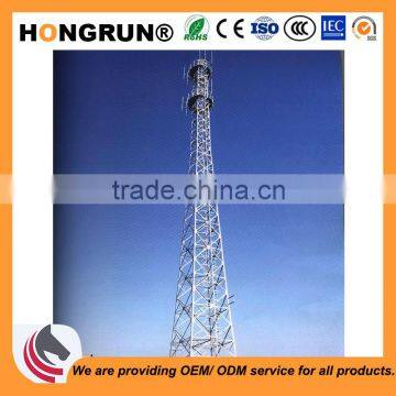 11m Q235 hot dip galvanized electrical power tower for overheadline project