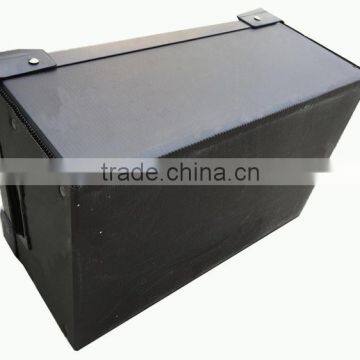 Black Antistatic Hollow Board Shipping Box Plastic Corrugated Box photo-5