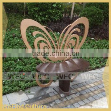 Batterfly Art Deco Metal Chair for Amusement Park