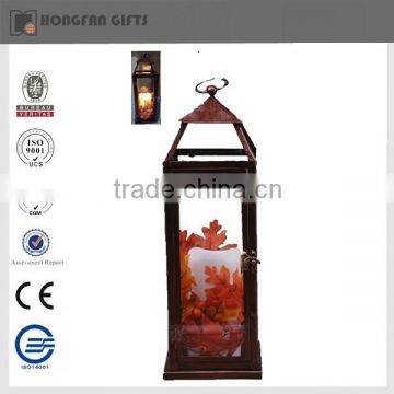 LED decorative metal lantern stand to house deco