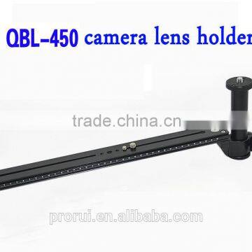 QBL-450 Telephoto Lens Bracket Long Focus Lens Support Photography Bracket flexible camera holder with Lasered and lever