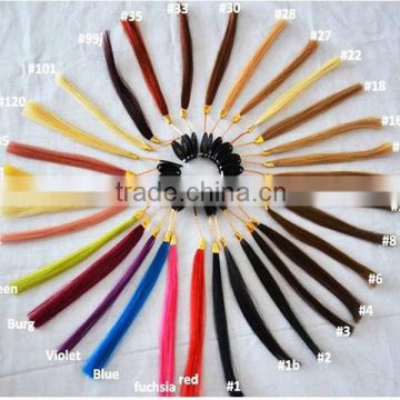 Professional 5a human hair weave color chart