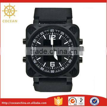 China Supplier Trendy Boy Watches Mans Cool Watch Silicone Strap