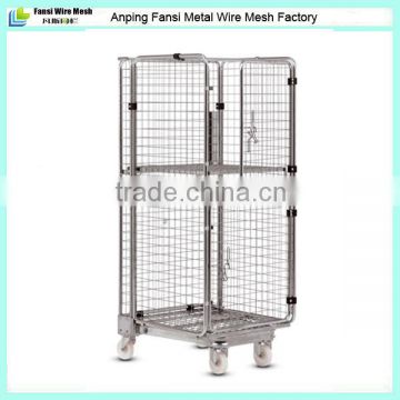 Rectangular tube frame welded metal mobile container hot sale