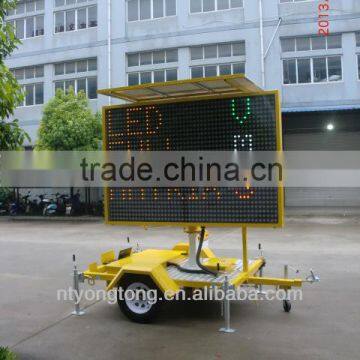 solar power Variable Message Signs for traffic control