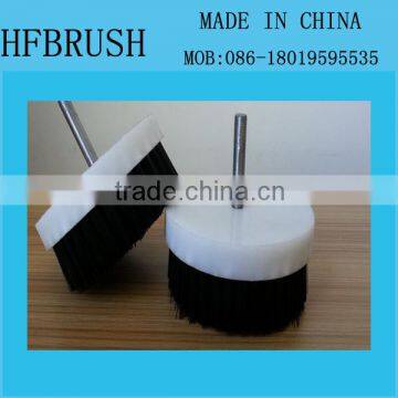 Black nylon PP Base drill polishing brush