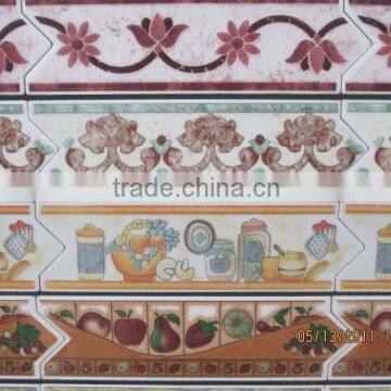 8x25 Arrow Ceramic Border Tiles