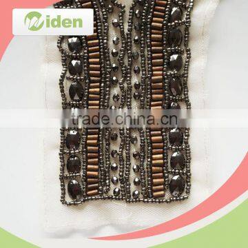 Widentextile High Productivity New Product Promotion Eco-friendly Beaded Lace Applique