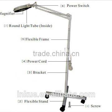 A-607 Magnifying Lamp Beauty Salon Spa Facial Skin Equipment ,salon Use Facialskin Analyzer With Magnifying Lamp Glass photo-6