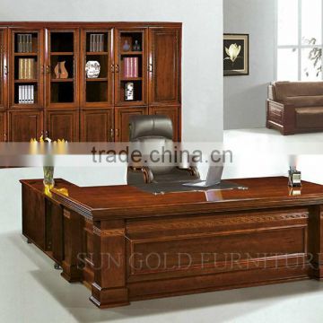 Modern Painting Furniture, High Glossy MDF faced Veneer Office Desk (SZ-OD506)