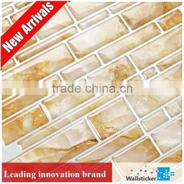 Gold color crystal for making mosaic tile sticker